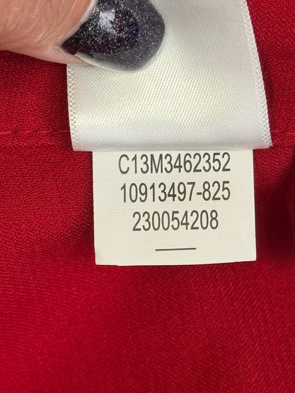 Black Label by Evan Picone Fire Red Trousers 16 Straight Leg (Runs like 14) - Picture 7 of 11
